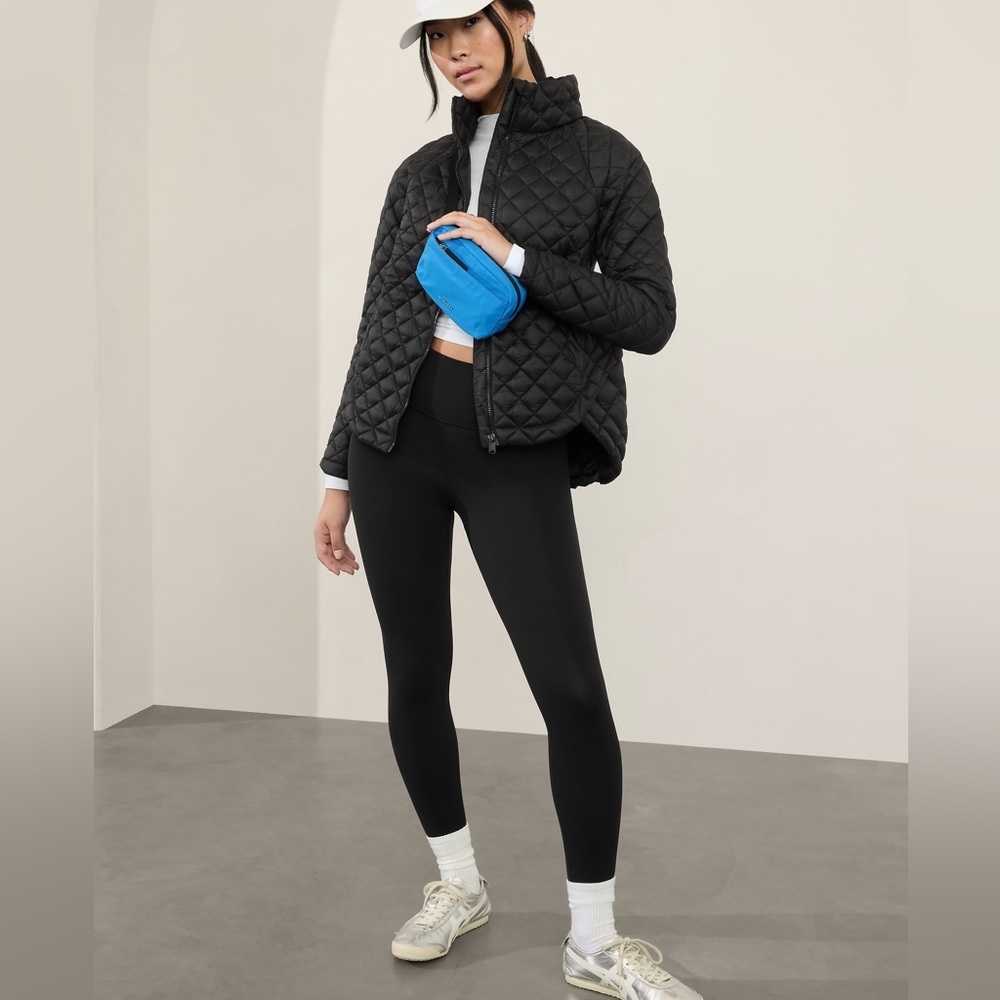 Athleta Women’s Whisper Quilted Jacket in Black Size 3X - Picture 2 of 12